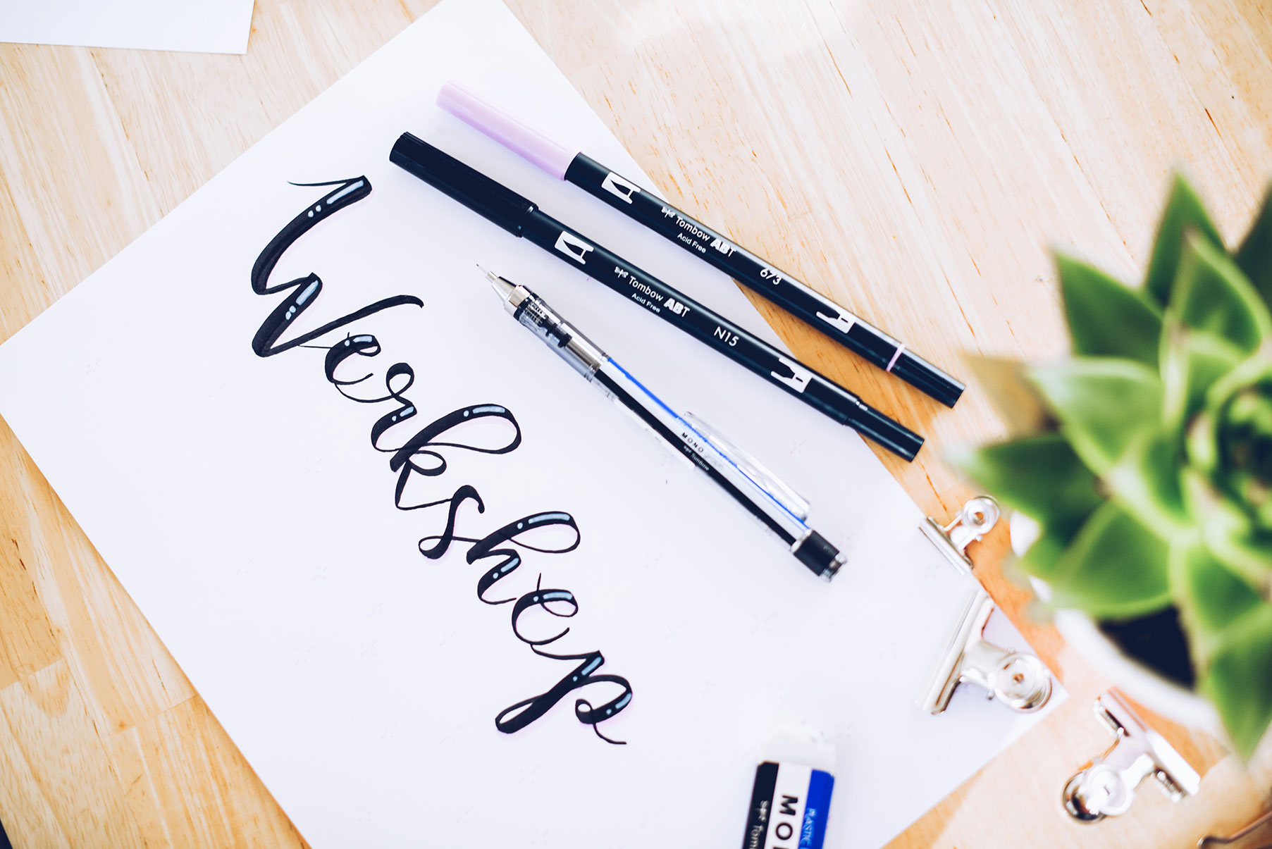 Letteringworkshops für Firmen