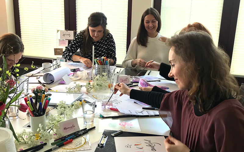 kreative Unternehmensworkshops